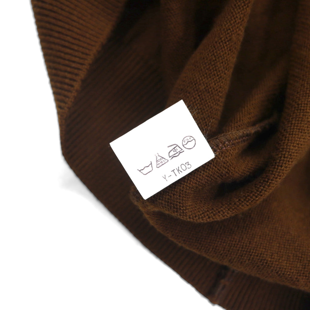 Christian Dior 90s V-neck Knit Preppy Sweater, Size M, Brown, Sports, Made in Japan