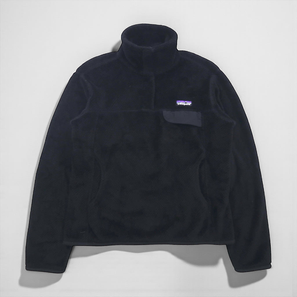 Patagonia Retool Snap-T Pullover Fleece Jacket, Size Small, Black, 25441