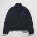 Patagonia Retool Snap-T Pullover Fleece Jacket, Size Small, Black, 25441