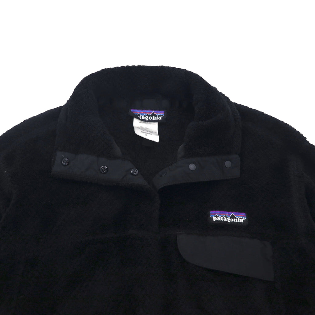 Patagonia Retool Snap-T Pullover Fleece Jacket, Size Small, Black, 25441