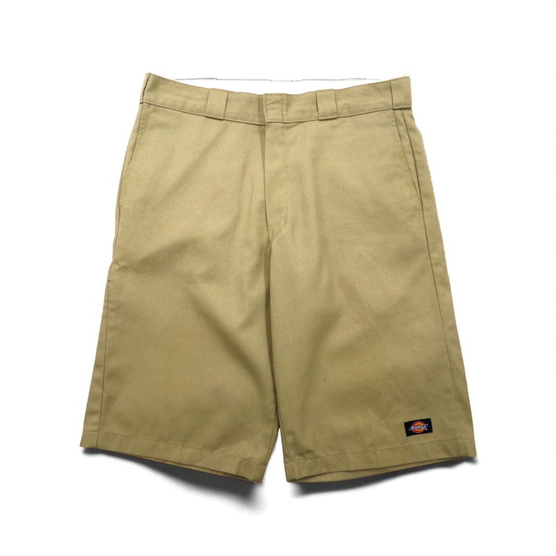 Dickies Relaxed Fit Short Work Pants, Size L, Beige, Knee-Length, WR640, Made in Mexico