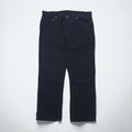 Polo Ralph Lauren Corduroy Chino Work Pants, Size L, Navy with Leather Patches