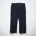 Polo Ralph Lauren Corduroy Chino Work Pants, Size L, Navy with Leather Patches