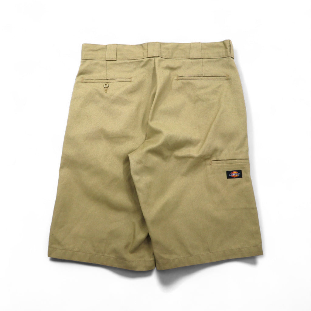 Dickies Relaxed Fit Short Work Pants, Size L, Beige, Knee-Length, WR640, Made in Mexico