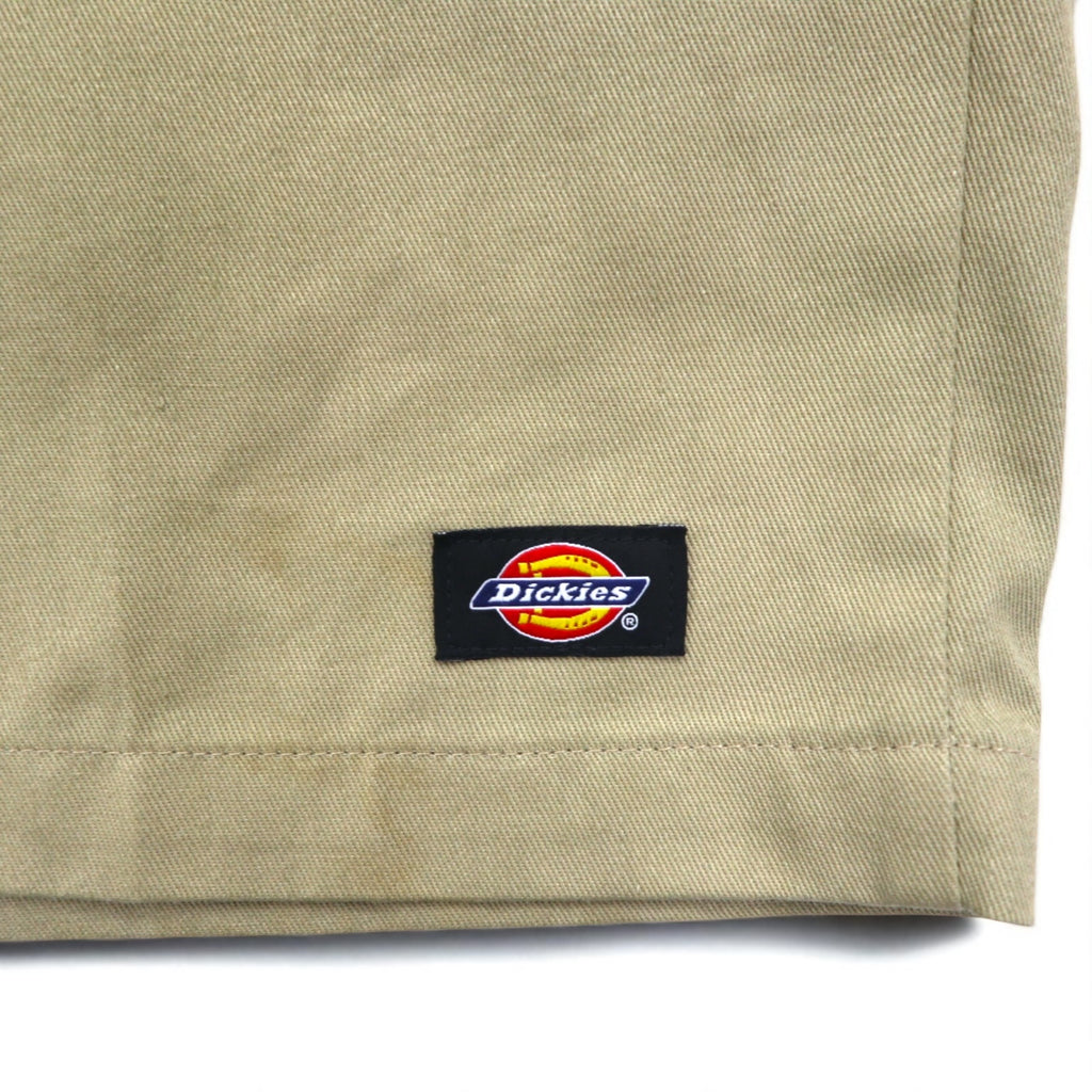 Dickies Relaxed Fit Short Work Pants, Size L, Beige, Knee-Length, WR640, Made in Mexico