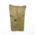 Dickies Relaxed Fit Short Work Pants, Size L, Beige, Knee-Length, WR640, Made in Mexico
