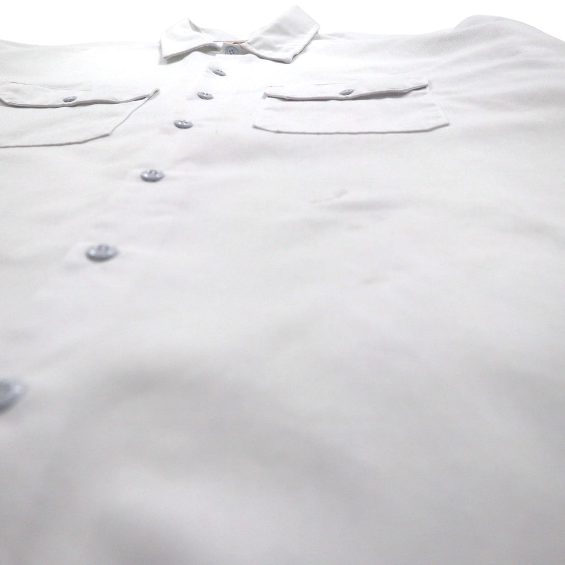 Dickies Short Sleeve Work Shirt, Size 2XL, White, Polyester and Cotton, Double Pocket, 1574