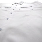 Dickies Short Sleeve Work Shirt, Size 2XL, White, Polyester and Cotton, Double Pocket, 1574