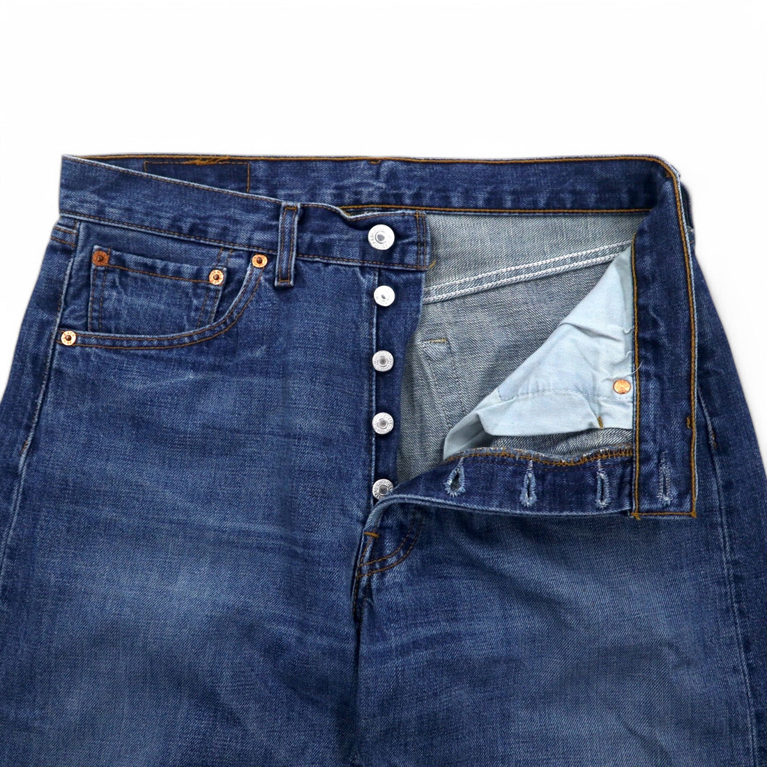 Levi's 00s Made in Spain 501 Euro Levi's Denim Pants M Indigo Blue Button Fly 00501-0175