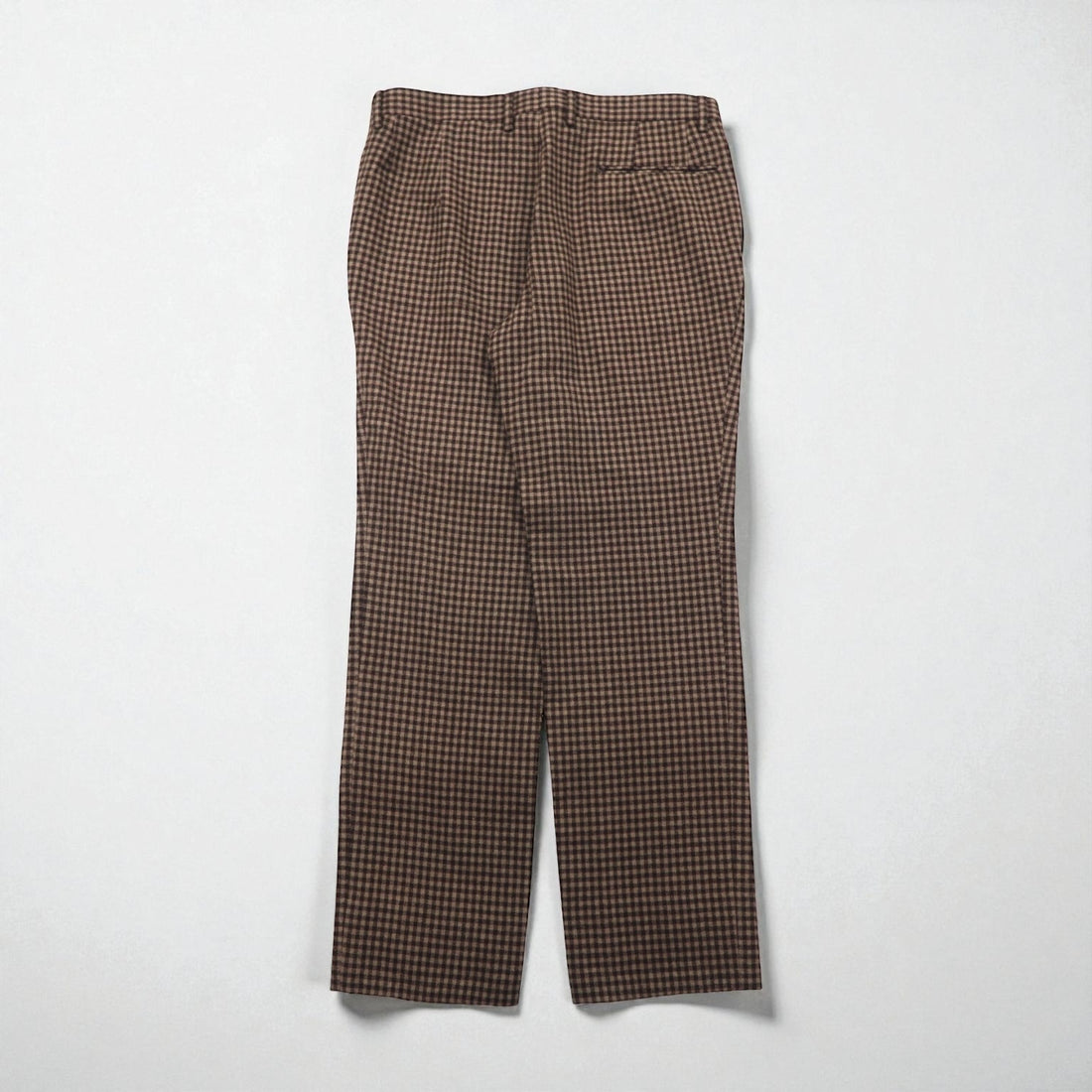 Paul Smith Collection Tweed Slacks, Size L, Brown, Glen Plaid, Made in Japan