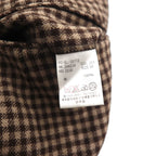 Paul Smith Collection Tweed Slacks, Size L, Brown, Glen Plaid, Made in Japan