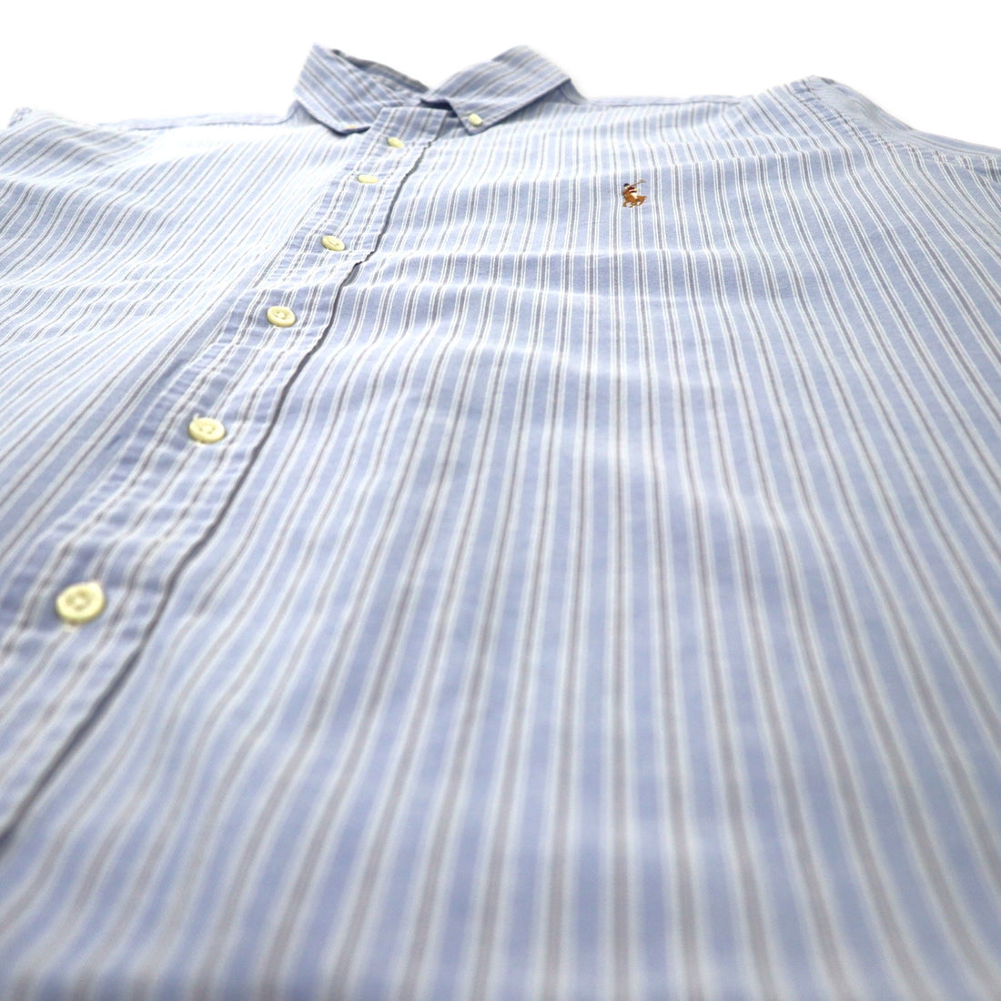 Ralph Lauren Button Down Shirt XLT TALL Blue Cotton CLASSIC FIT Small Pony Embroidery