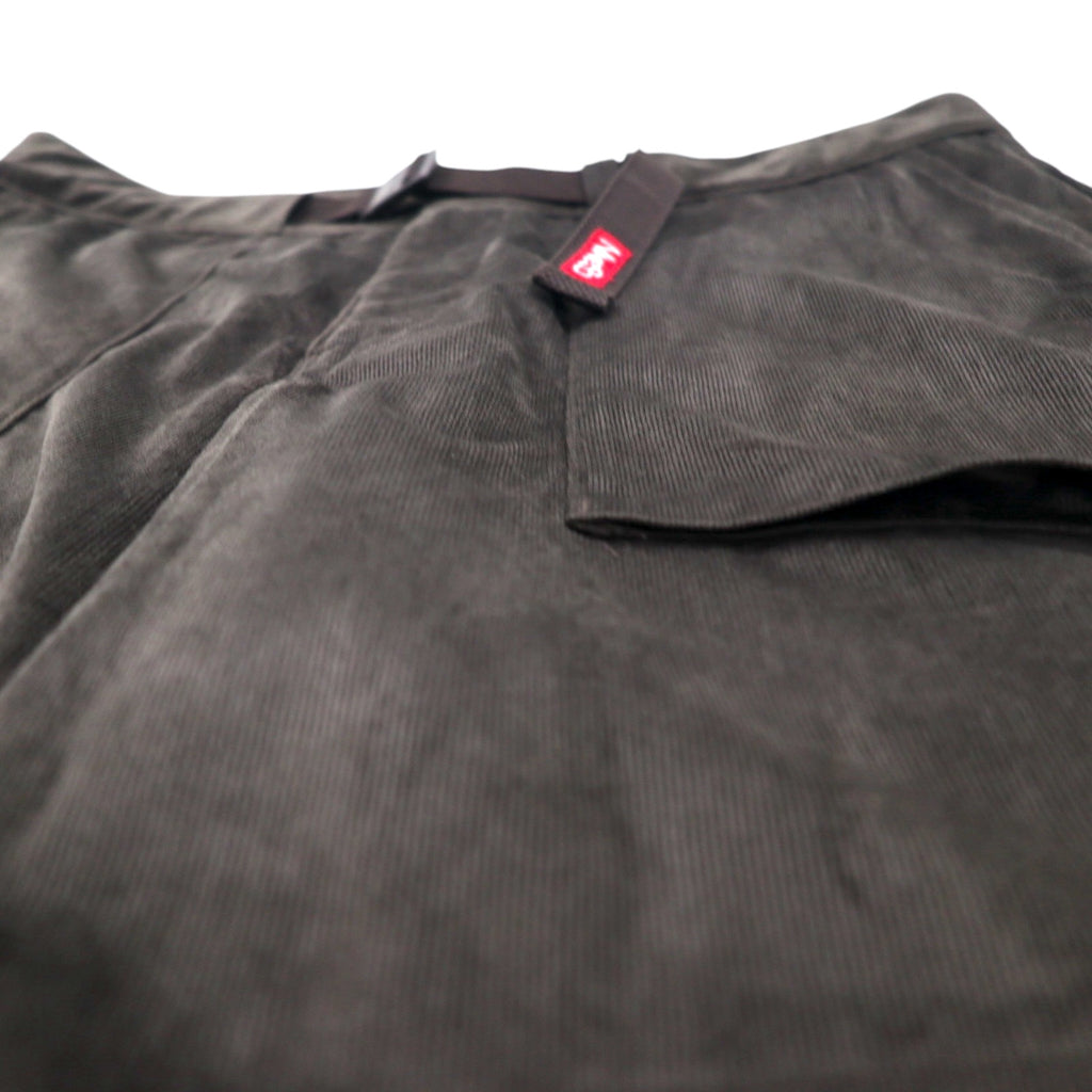 NIKE SB Velvet Corduroy Belted Shorts, Brown, Size XL, AA1075-220