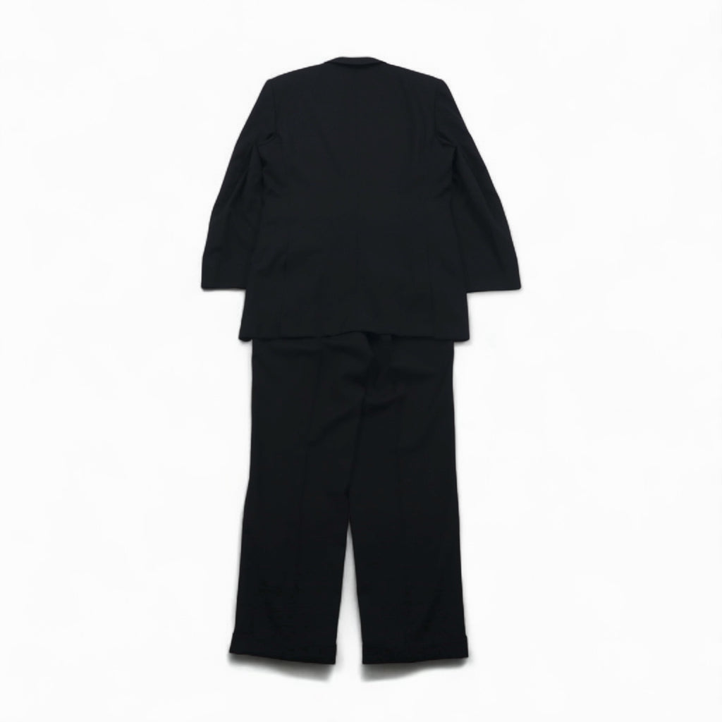 Paul Smith 90s 3B Suit Set, XL, Black Wool, Tessitura di Quaregna by GHIONE, Made in Japan