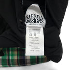 SIERRA DESIGNS 60/40クロス リバーシブル ダウン ベスト S ブラック グリーン チェック