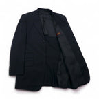 Paul Smith 90s 3B Suit Set, XL, Black Wool, Tessitura di Quaregna by GHIONE, Made in Japan
