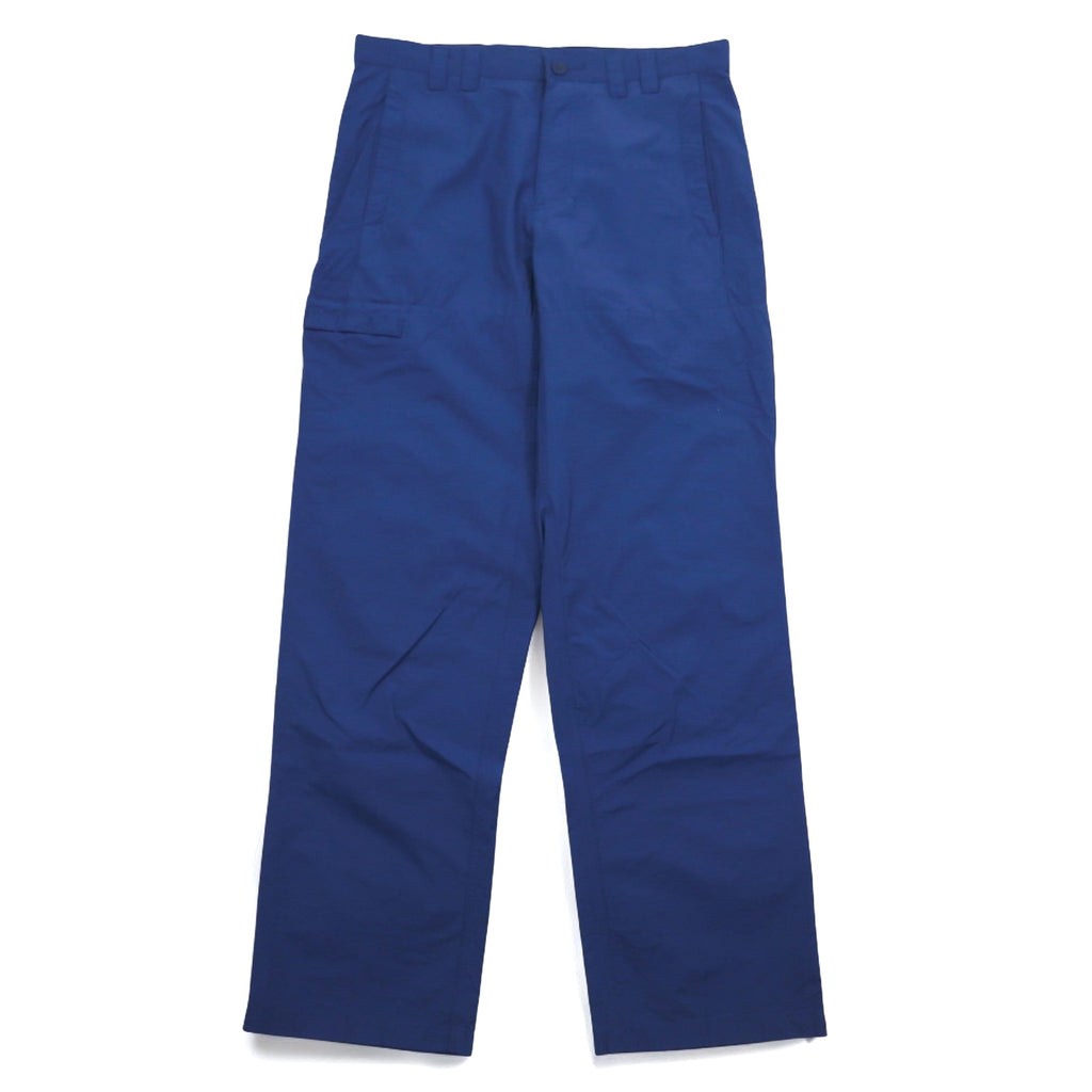 Columbia PFG Ripstop Fishing Pants L Navy OMNI-SHIELD Water Repellent FQ1041