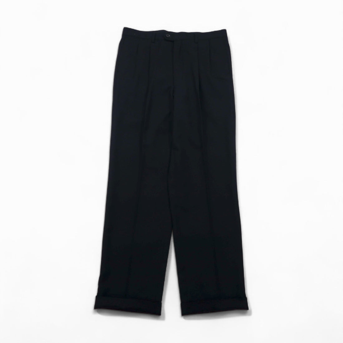 Paul Smith 90s 3B Suit Set, XL, Black Wool, Tessitura di Quaregna by GHIONE, Made in Japan