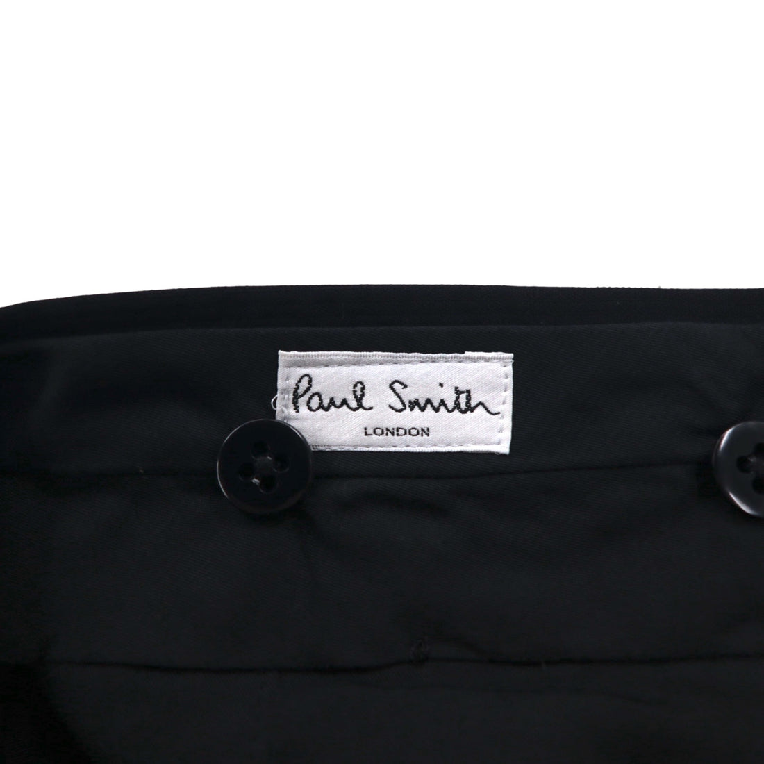 Paul Smith 90s 3B Suit Set, XL, Black Wool, Tessitura di Quaregna by GHIONE, Made in Japan
