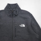 THE NORTH FACE フルジップ フリースジャケット L グレー スタンドカラー ハイネック