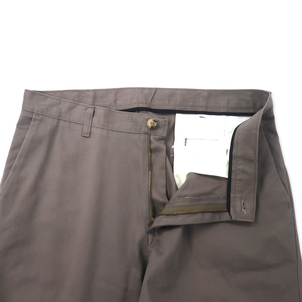 LEE Chino Pants 34 Khaki Cotton PERFORMANCE KHAKIS 4182315 Made in Mexico