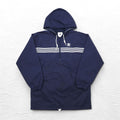 adidas 90s Half-Zip Anorak Parka XL Navy Nylon Mesh Liner 3-Stripes Trefoil Logo