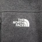 THE NORTH FACE フルジップ フリースジャケット L グレー スタンドカラー ハイネック