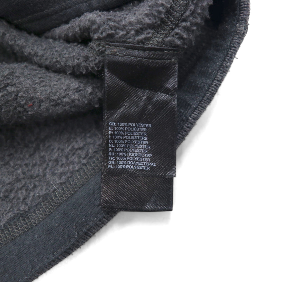 THE NORTH FACE フルジップ フリースジャケット L グレー スタンドカラー ハイネック