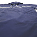 adidas 90s Half-Zip Anorak Parka XL Navy Nylon Mesh Liner 3-Stripes Trefoil Logo