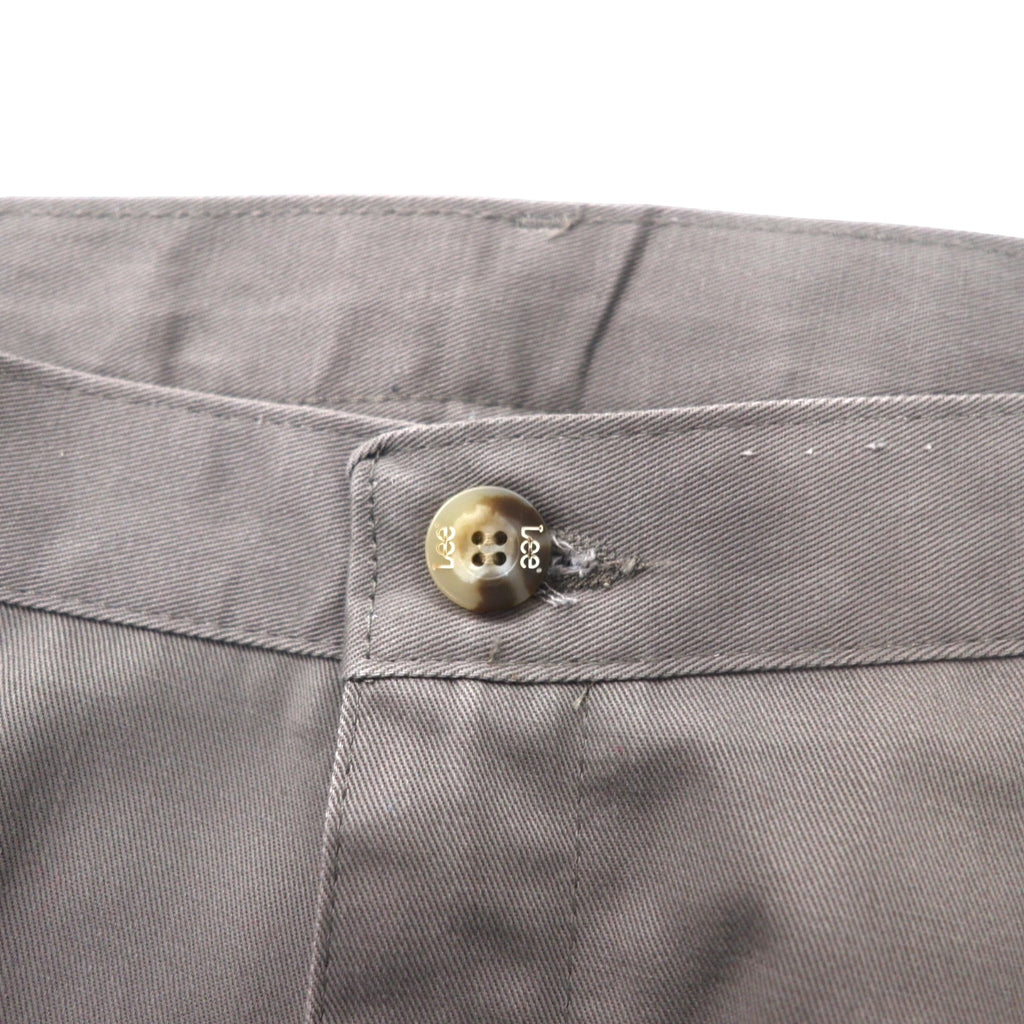 LEE Chino Pants 34 Khaki Cotton PERFORMANCE KHAKIS 4182315 Made in Mexico
