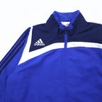adidas nylon jacket track jacket jersey 3XL blue navy 3 stripes