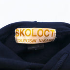 SKOLOCT TSUYOSHI NAKANO Pullover Hoodie M Navy Smiley ART GANG MONEY Print Made in Japan
