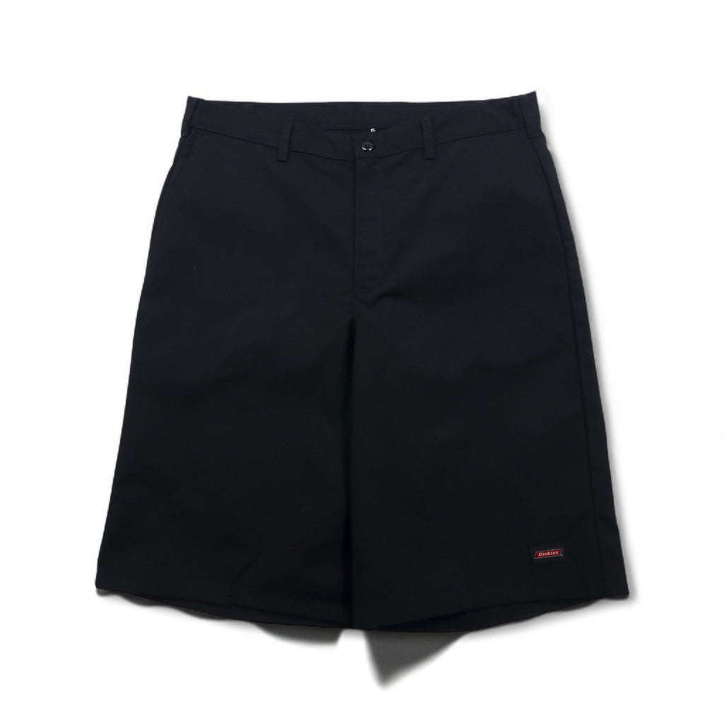 Dickies T/C Twill Short Work Pants, Size L, Black, Polyester and Cotton, Knee-Length, 7134838