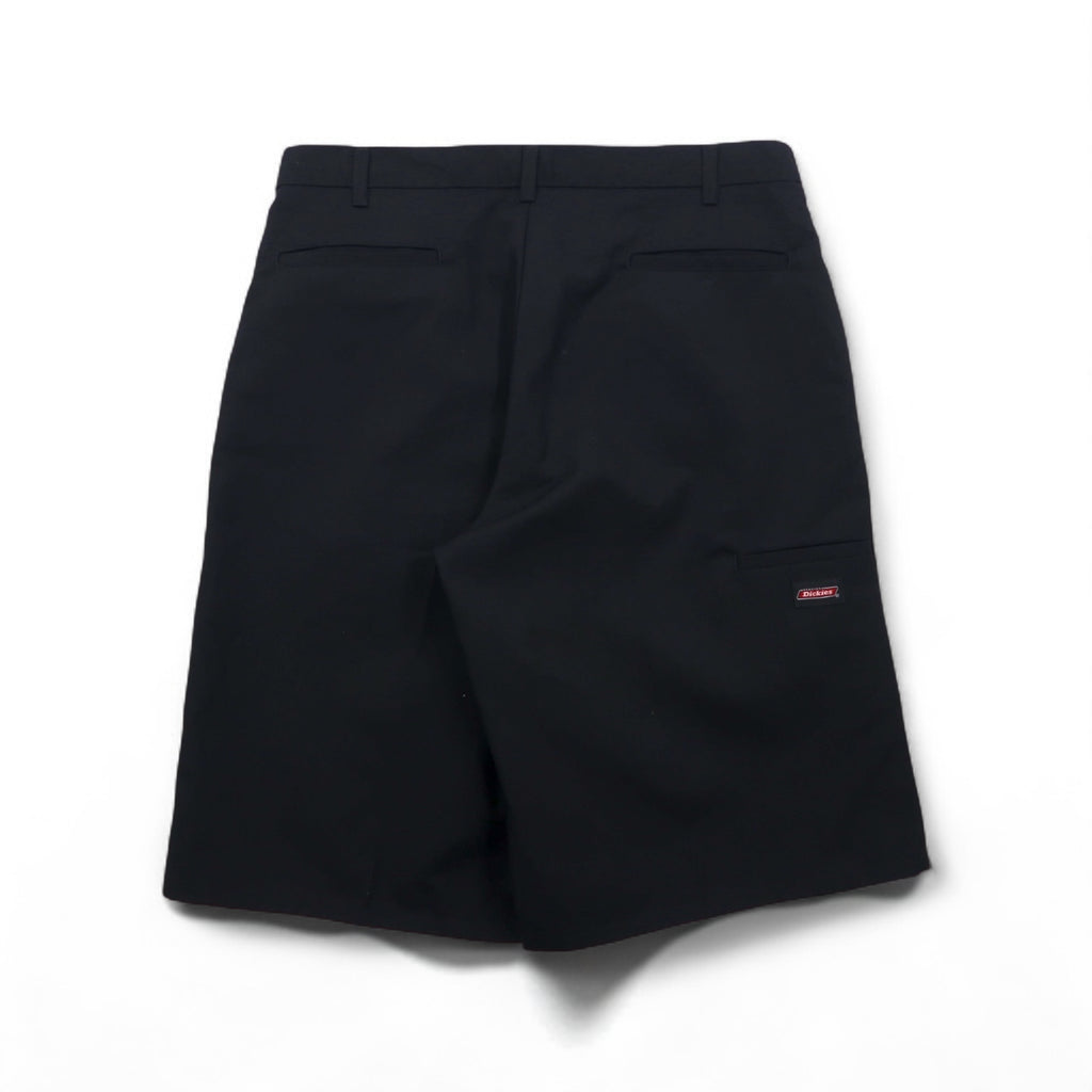 Dickies T/C Twill Short Work Pants, Size L, Black, Polyester and Cotton, Knee-Length, 7134838