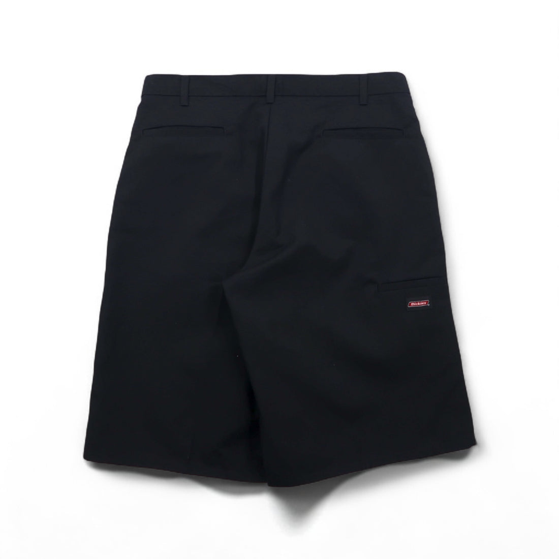 Dickies T/C Twill Short Work Pants, Size L, Black, Polyester and Cotton, Knee-Length, 7134838