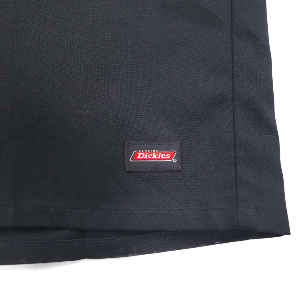 Dickies T/C Twill Short Work Pants, Size L, Black, Polyester and Cotton, Knee-Length, 7134838