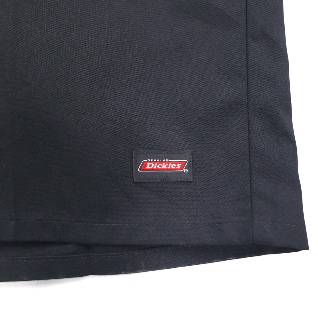 Dickies T/C Twill Short Work Pants, Size L, Black, Polyester and Cotton, Knee-Length, 7134838