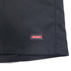Dickies T/C Twill Short Work Pants, Size L, Black, Polyester and Cotton, Knee-Length, 7134838
