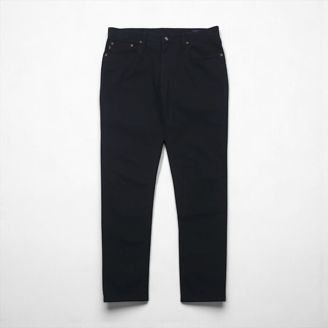 Polo Ralph Lauren チノパンツ ワークパンツ L ブラック コットン TALONジップ レザーパッチ