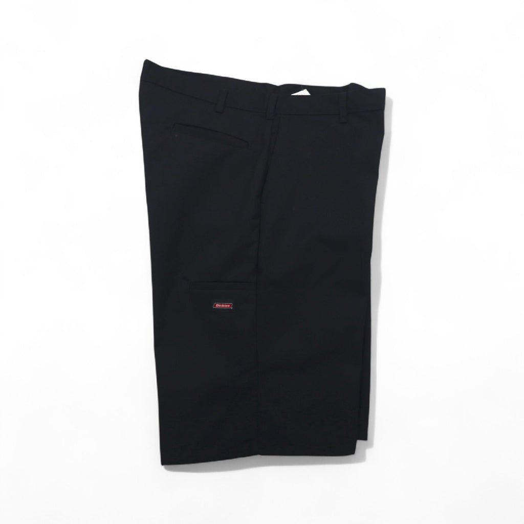Dickies T/C Twill Short Work Pants, Size L, Black, Polyester and Cotton, Knee-Length, 7134838