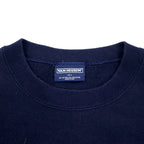 Made in USA 90s VAN HEUSEN Print Sweatshirt L Navy Cotton Fish SUMMIT OUTPOST
