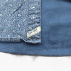 DENIM &amp; SUPPLY RALPH LAUREN Paisley Button-down Shirt, Medium, Navy, All-over Print, Cotton