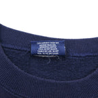 Made in USA 90s VAN HEUSEN Print Sweatshirt L Navy Cotton Fish SUMMIT OUTPOST