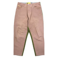 日本然リトテ-古着オンライン-gourmet jeans テーパード デニムパンツ 32 ブラウン カーキ バイカラー コットン TYPE-03 LEAN 日本製-gourmet jeans tapered denim pants 32 brown Khaki by collar cotton TYPE-03 LEAN Japan Made