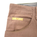 gourmet jeans テーパード デニムパンツ 32 ブラウン カーキ バイカラー コットン TYPE-03 LEAN 日本製
