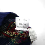 Polo Ralph Lauren 90年代 ラムウール ニット セーター M ブルー チェック 羊毛 未使用品