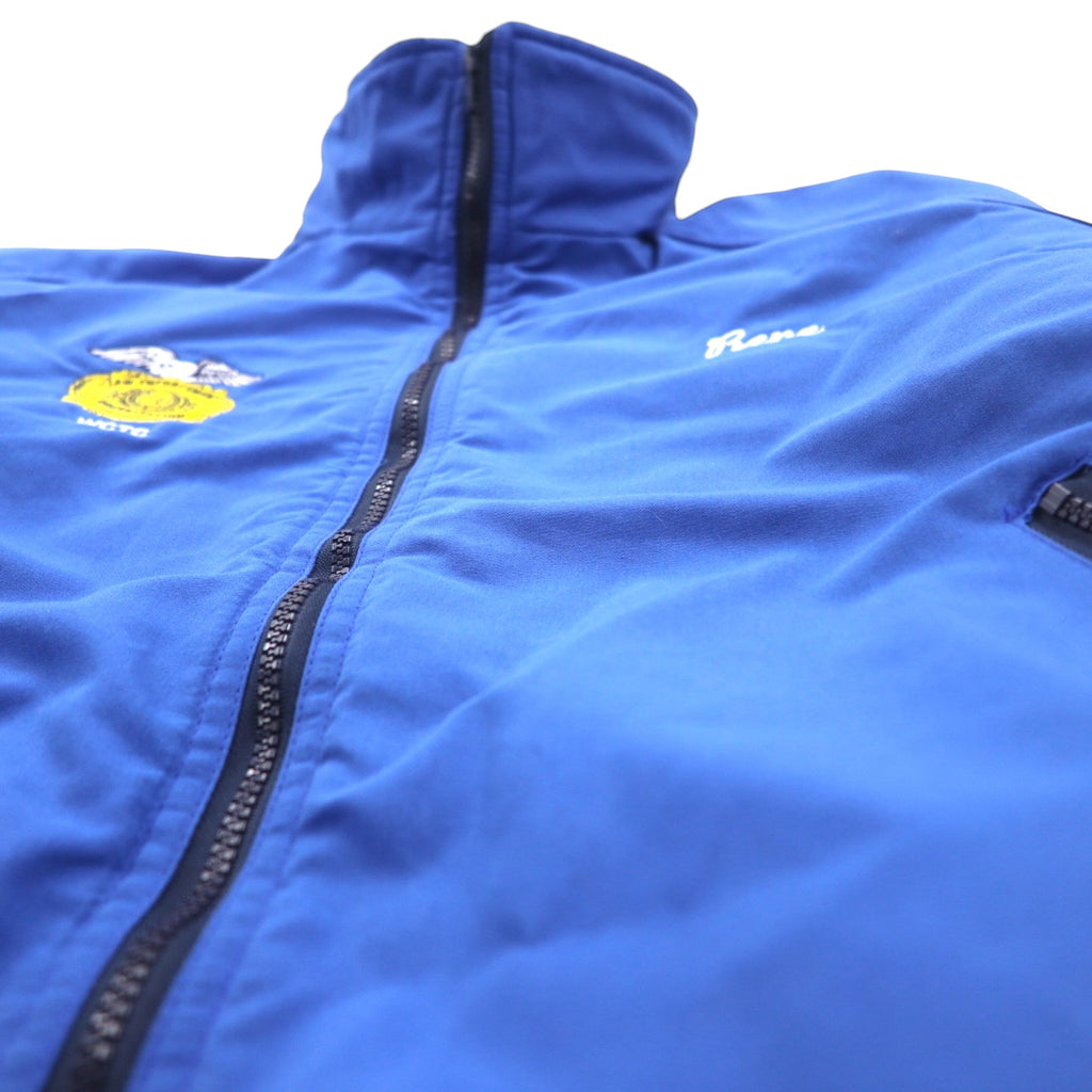 SPORTSMASTER 90s USA Sport Jacket ナイロンジャケット XL ブルー Polarfleece フリースライナー ハイネック 90年代 USA製