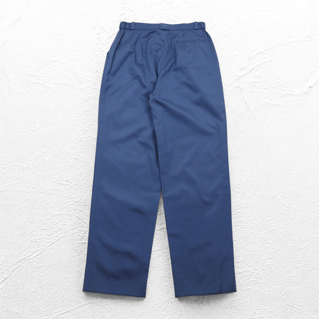 Chloe SPORTS 80s Tuck Wide Easy Slacks Pants 2XL Blue Cotton CHL8256 Made in Japan Unused