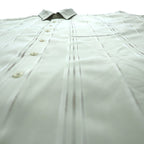 TOWN CRAFT 90s Short Sleeve Shirt 2XL Beige Striped Polyester Chest Pocket