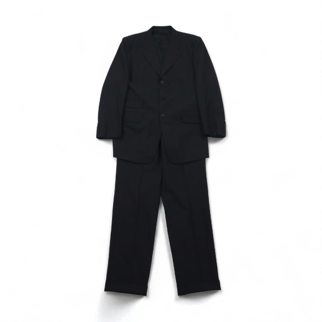 Paul Smith 90年代 3B スーツ セットアップ XL ブラック チェック ウール 日本製